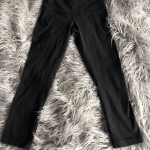 Lululemon cropped black leggings